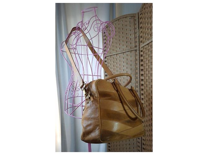 Nat & Nin Borsa in pelle marrone Cammello - vista 16
