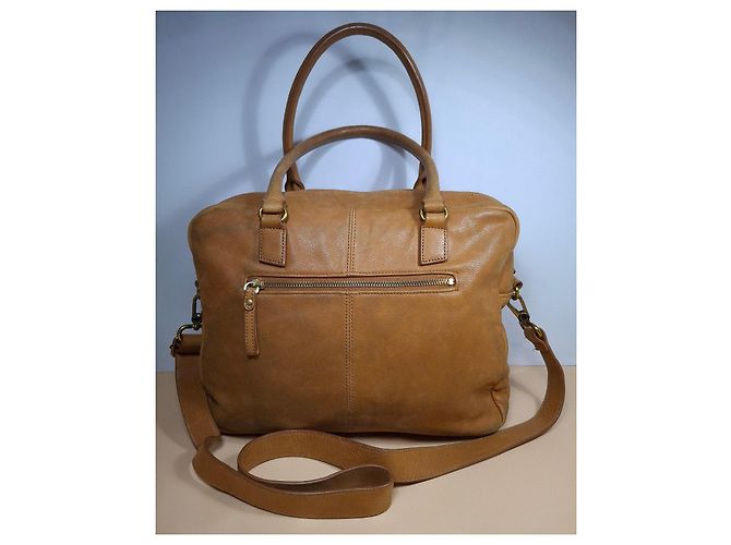Nat & Nin Borsa in pelle marrone Cammello - vista 2