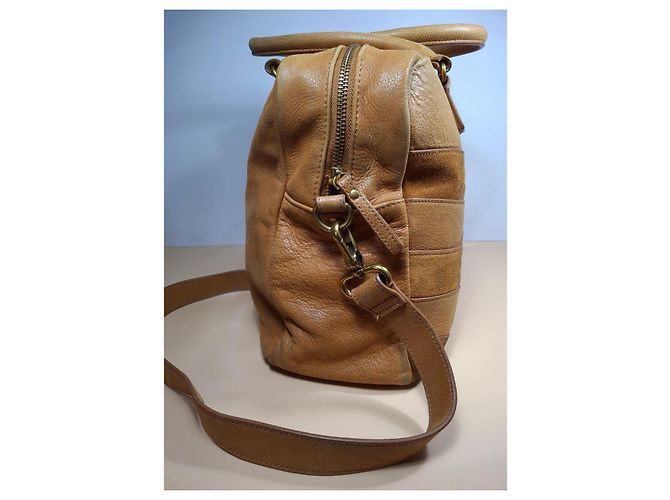 Nat & Nin Borsa in pelle marrone Cammello - vista 4