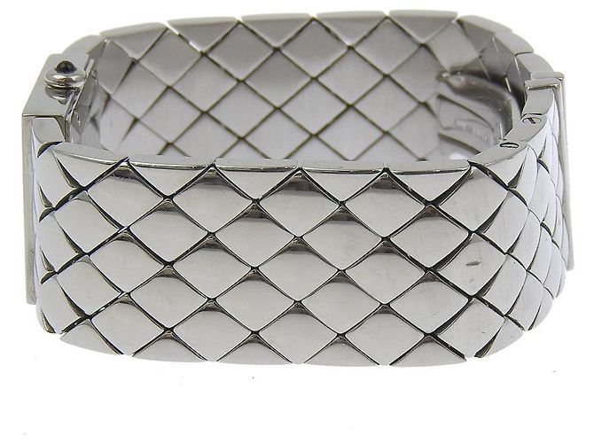 Timeless Chanel Matelassé aus Edelstahl Silber - Ansicht 4