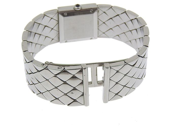 Timeless Chanel Matelassé aus Edelstahl Silber - Ansicht 5