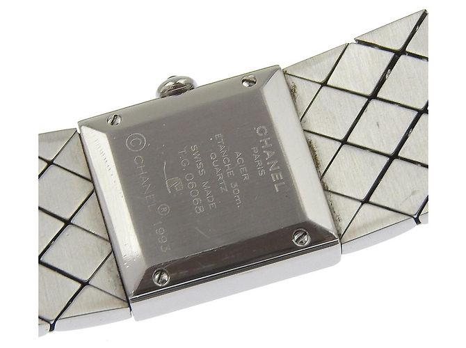 Timeless Chanel Matelassé aus Edelstahl Silber - Ansicht 7