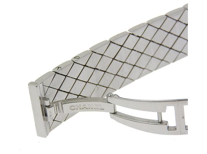 Timeless Chanel Matelassé aus Edelstahl Silber - Ansicht 8