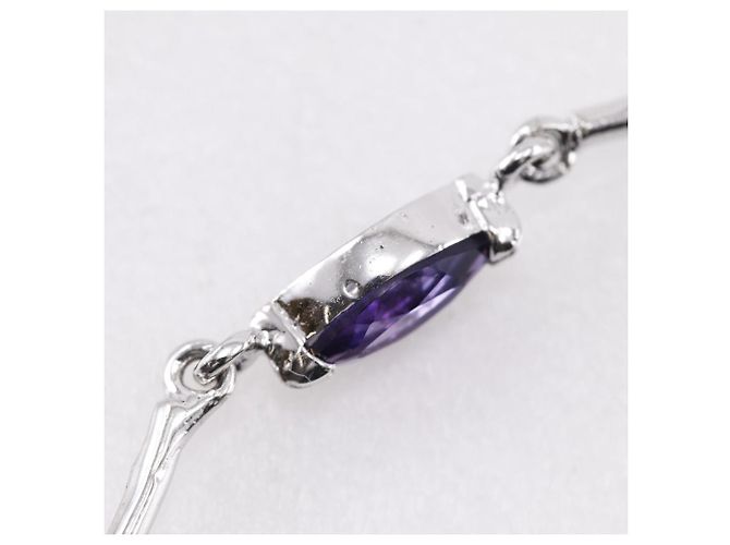Autre Marque Bracciale in Ametista Argento 5P Porpora - vista 7
