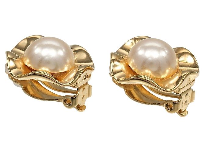 Autre Marque Orecchini in perla finta Nina Ricci D'oro - vista 6