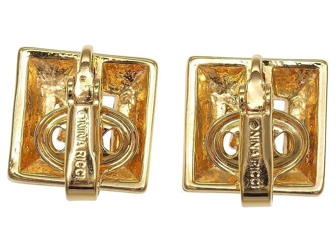 Autre Marque Orecchini NR Logo di Nina Ricci D'oro - vista 3