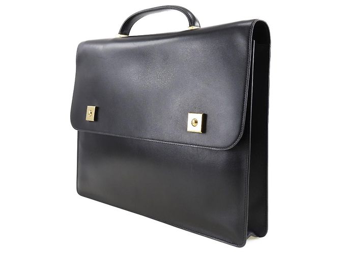 Borsa a tracolla in vitello Danube 38 di Hermès Nero - vista 2