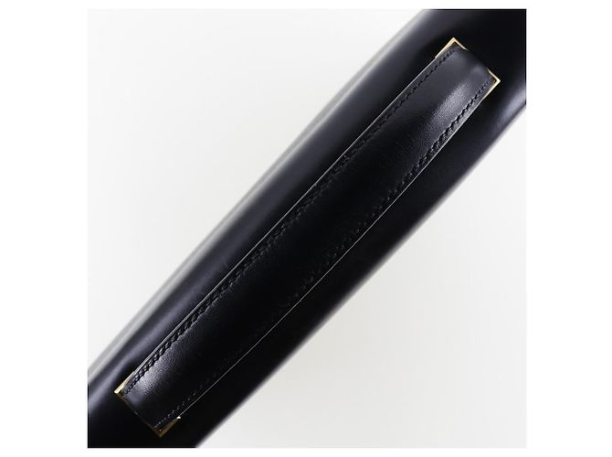 Borsa a tracolla in vitello Danube 38 di Hermès Nero - vista 5