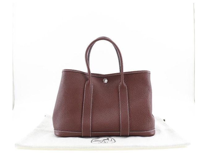 Borsa Hermès Garden Party TPM Country Marrone - vista 10
