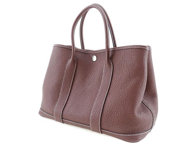 Borsa Hermès Garden Party TPM Country Marrone - vista 2
