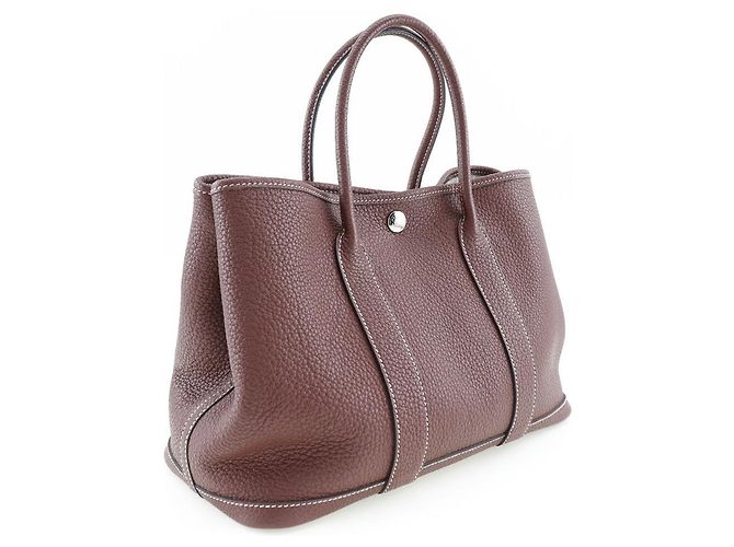 Borsa Hermès Garden Party TPM Country Marrone - vista 3
