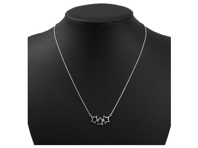 Tiffany & Co Collana Tiffany Triple Star in argento 925 - vista 2