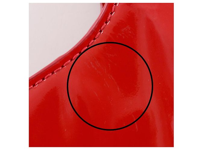 Borsa tote 2 in 1 in pelle lucida con logo perforato Tory Burch Rosso - vista 14