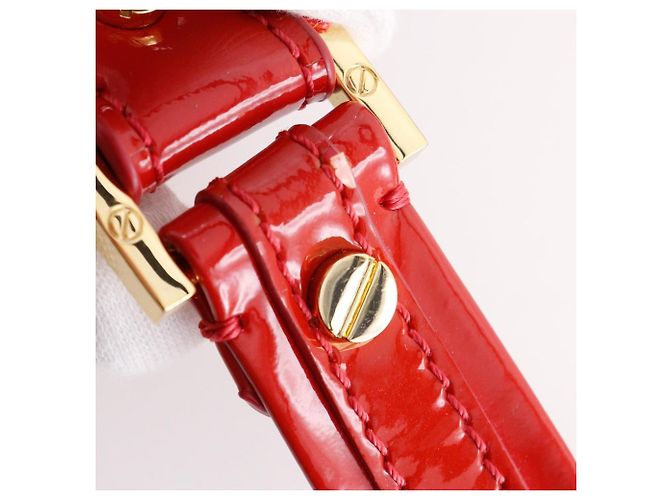 Borsa tote 2 in 1 in pelle lucida con logo perforato Tory Burch Rosso - vista 16