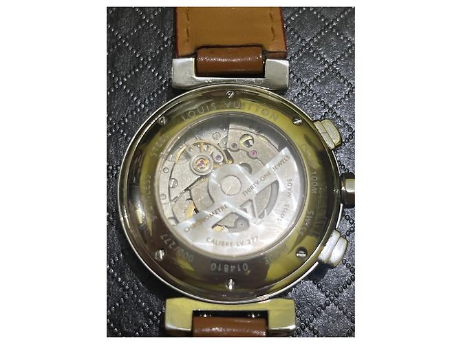 Orologio Cronografo Tambour Louis Vuitton Marrone - vista 2
