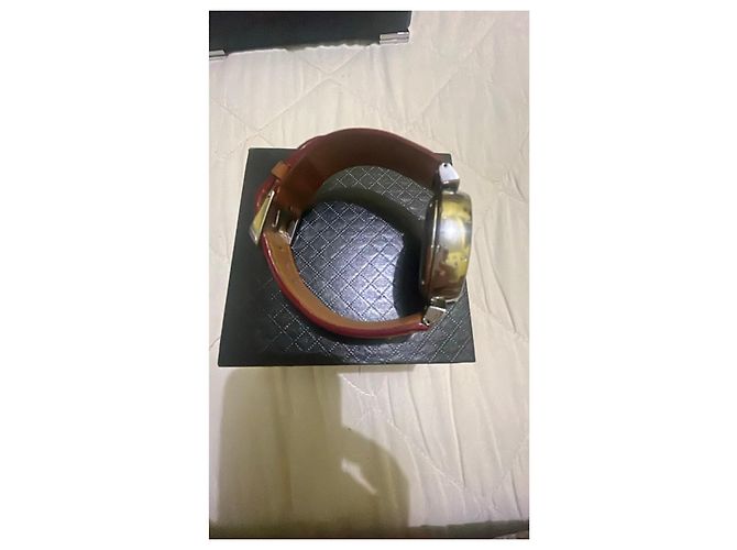 Orologio Cronografo Tambour Louis Vuitton Marrone - vista 5