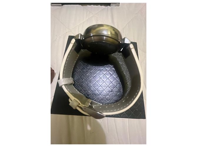 Relógio Cronógrafo Tambour LV da Louis Vuitton Preto Branco - vista 4