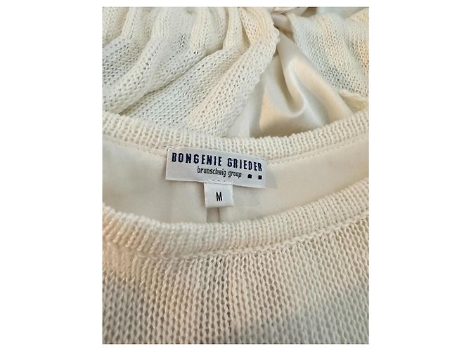 Autre Marque Bongenie Grieder Stricktop Leinen und Seide M - Ansicht 4