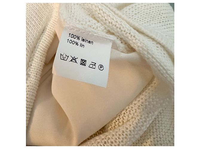 Autre Marque Bongenie Grieder Stricktop Leinen und Seide M - Ansicht 5