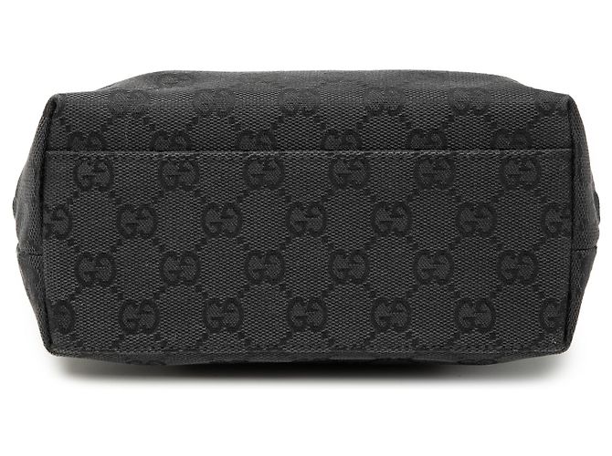 Borsa a mano in tela GG nera Gucci Nero - vista 3