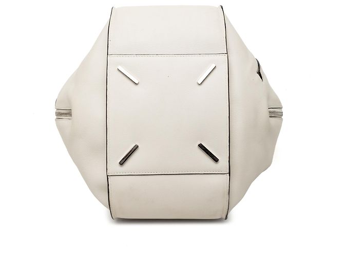 LOEWE White Small Leather Hammock Satchel - view 3