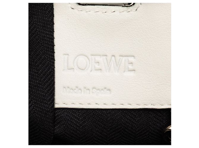 LOEWE White Small Leather Hammock Satchel - view 5