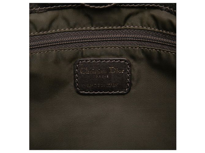 Sac à main Lovely en nylon Cannage marron Dior - vue 5