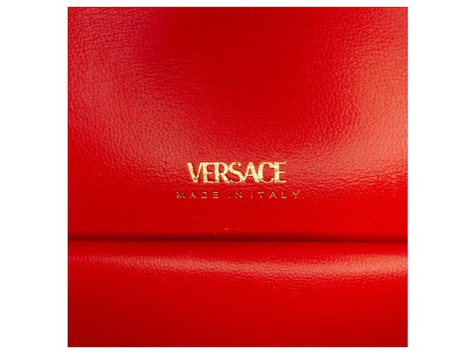Bolso Virtus de lona recubierta La Greca marrón de Versace Castaño - vista 5