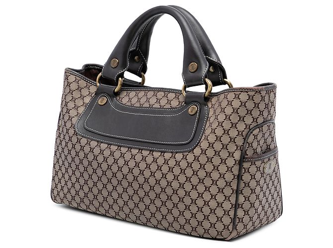 Céline Bolso Boogie de lona Macadam beige de Celine - vista 2
