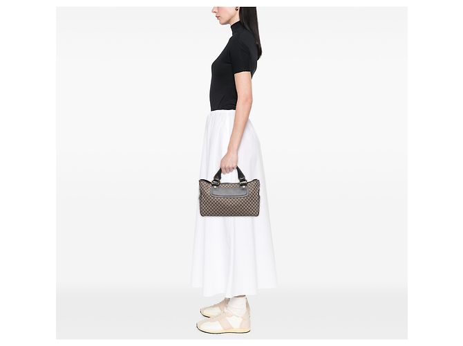 Céline Bolso Boogie de lona Macadam beige de Celine - vista 7