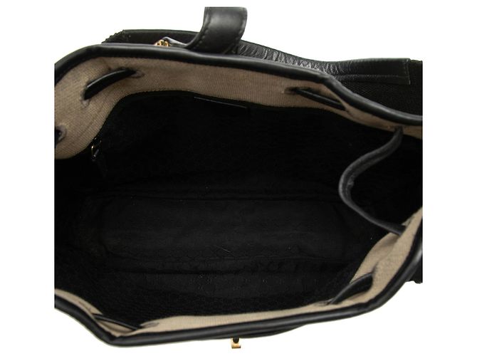 Jackie Borsa a tracolla Gucci in tela beige con coulisse - vista 4