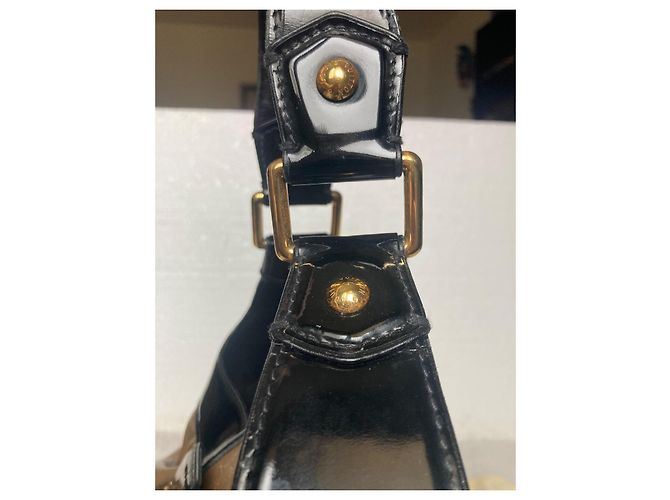 Artsy Borsa a mano Louis Vuitton Polly Monogram in Pelle Marrone Nero - vista 12