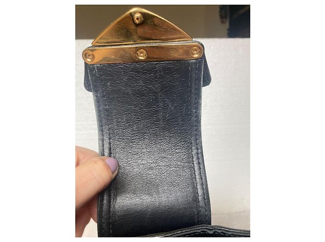 Artsy Borsa a mano Louis Vuitton Polly Monogram in Pelle Marrone Nero - vista 13