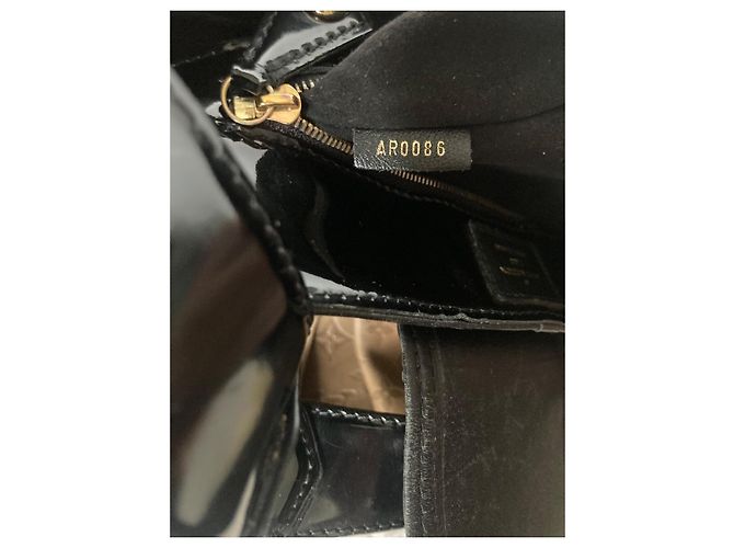 Artsy Borsa a mano Louis Vuitton Polly Monogram in Pelle Marrone Nero - vista 8