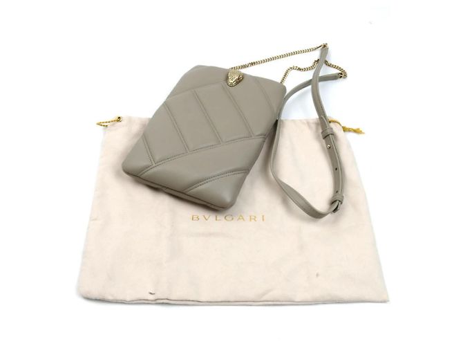 Borsa a Spalla Serpenti Bvlgari Bulgari Marrone - vista 10