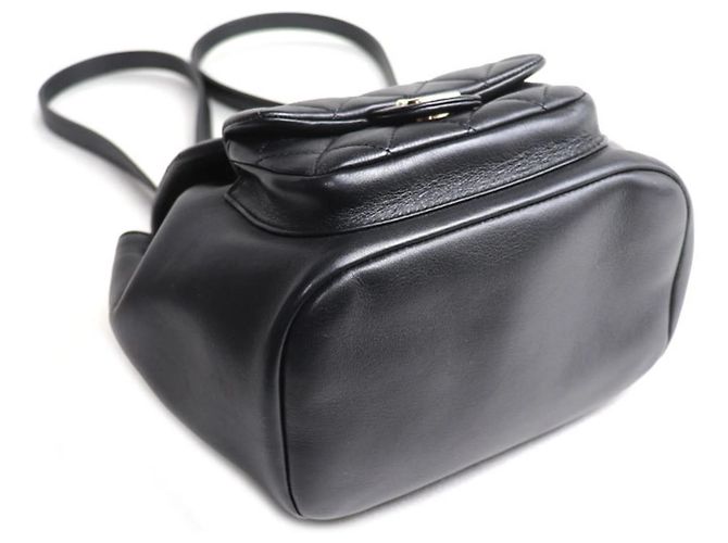 Chanel Matelassé Leder Rucksack Schwarz - Ansicht 3