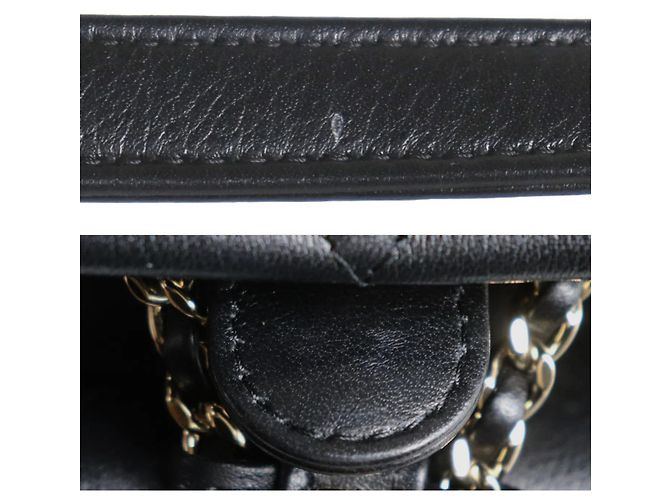 Chanel Matelassé Leder Rucksack Schwarz - Ansicht 5