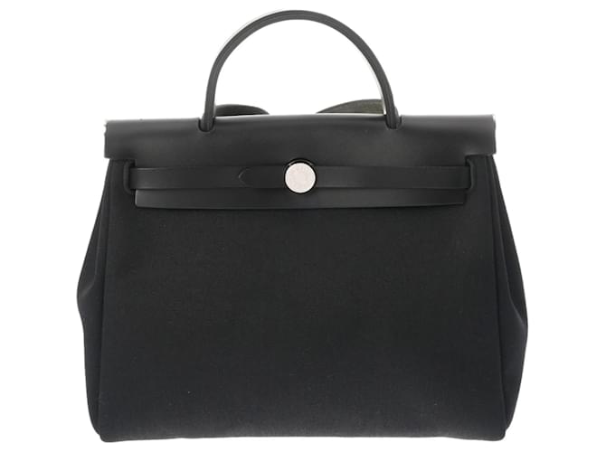 Borsa Hermès Herbag Zip PM Nero - vista 2
