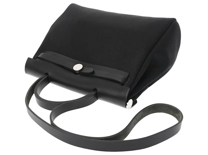 Borsa Hermès Herbag Zip PM Nero - vista 4