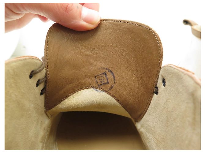 Hermès STIVALI HERMES CHRIS CHUKKA IN CANVAS E PELLE 44 SCATOLA Crudo - vista 10