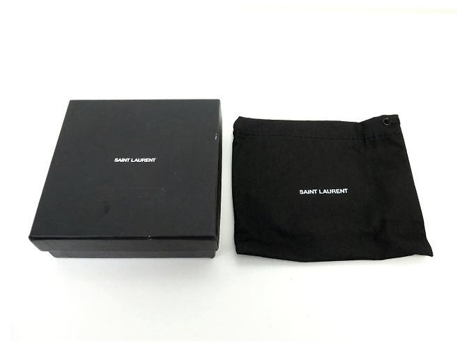NEUER SAINT LAURENT CASSANDRE GÜRTEL 634437 T70 GLATTLEDER SCHWARZ - Ansicht 11