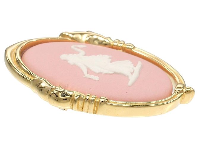 Autre Marque Spilla Jasper Ragazza Floreale Wedgwood Rosa - vista 4