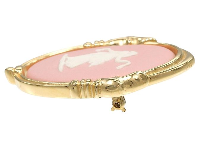 Autre Marque Spilla Jasper Ragazza Floreale Wedgwood Rosa - vista 5