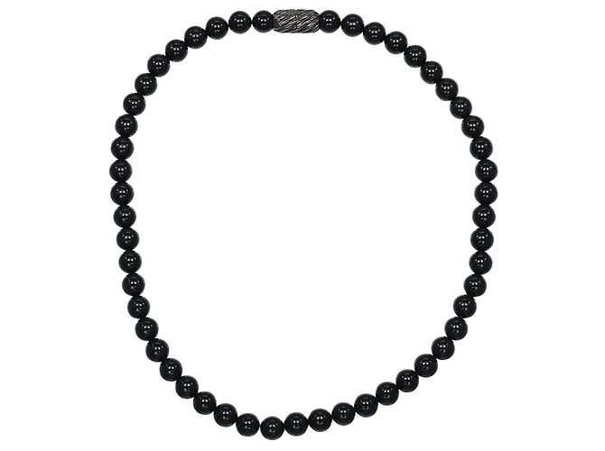 Autre Marque Collar de ónix Negro - vista 3