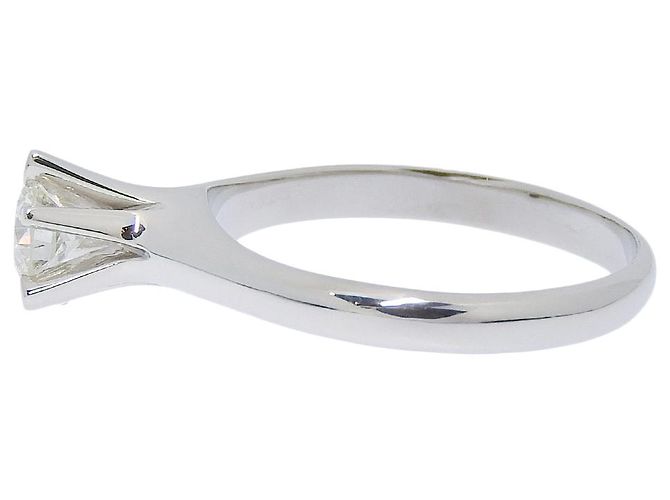 Autre Marque Pt900 Platin-Diamantring Silber - Ansicht 5