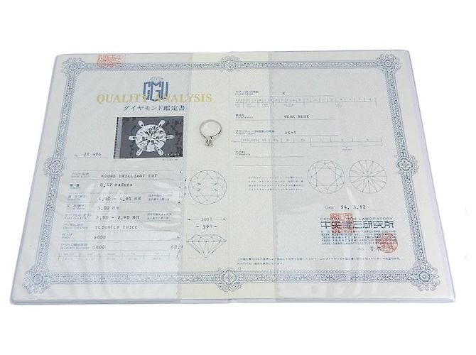 Autre Marque Pt900 Platin-Diamantring Silber - Ansicht 6