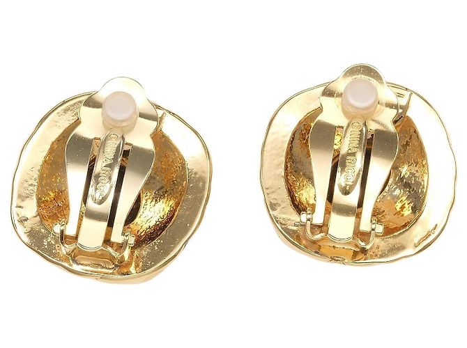 Autre Marque Brincos de strass Nina Ricci Dourado - vista 3