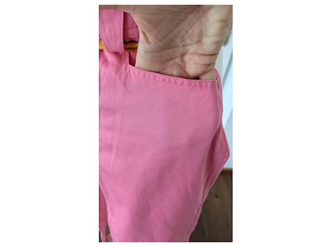 Thierry Mugler Jeans de algodón rosa Mugler - vista 10