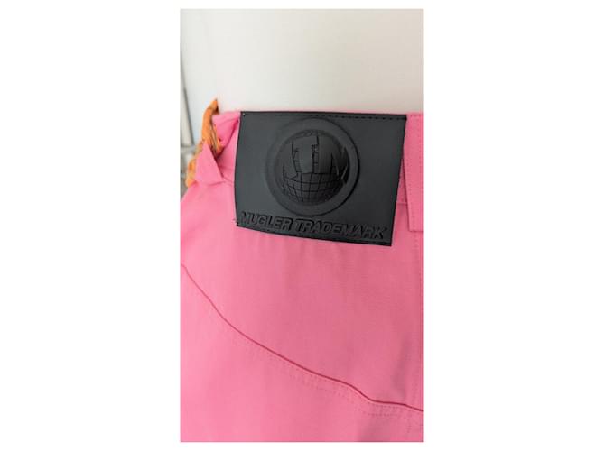Thierry Mugler Jeans de algodón rosa Mugler - vista 11