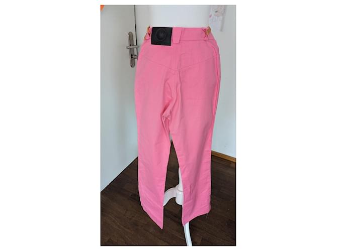 Thierry Mugler Jeans de algodón rosa Mugler - vista 4